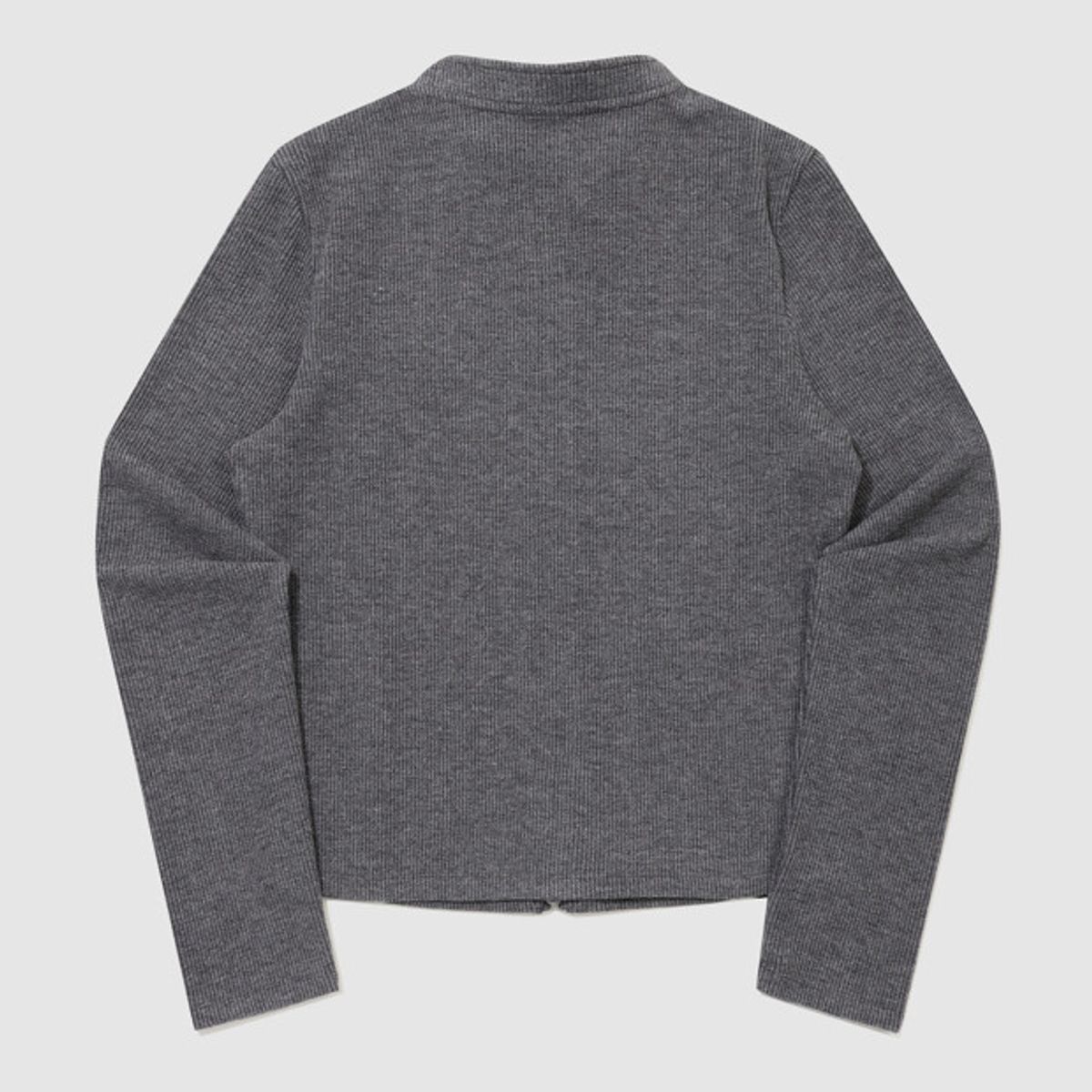 엄브로(UMBRO) 우먼스 골지 스탠넥 집업 자켓 그레이 UR322CFT99