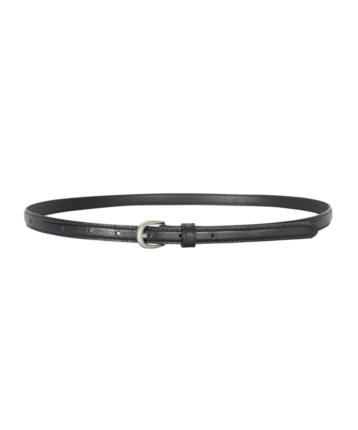 루시르주(LUCIR ZU) 15mm Cow Leather Belt (Black)