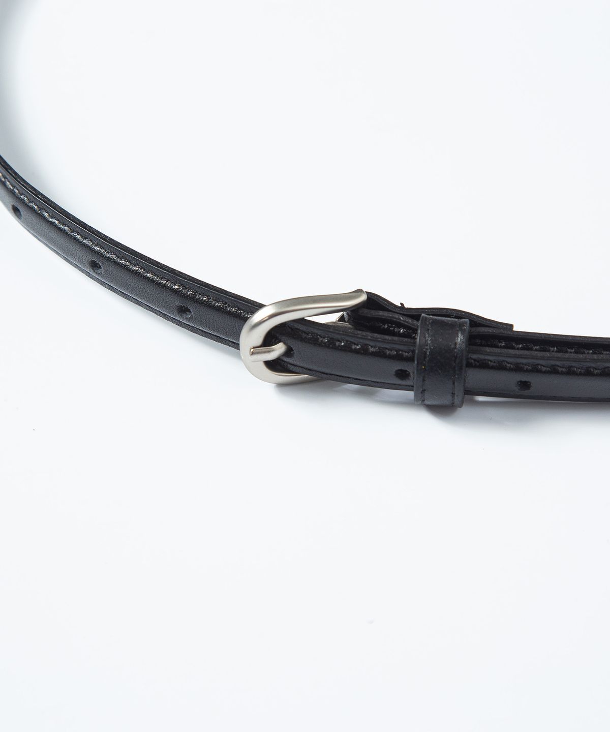 루시르주(LUCIR ZU) 15mm Cow Leather Belt (Black)