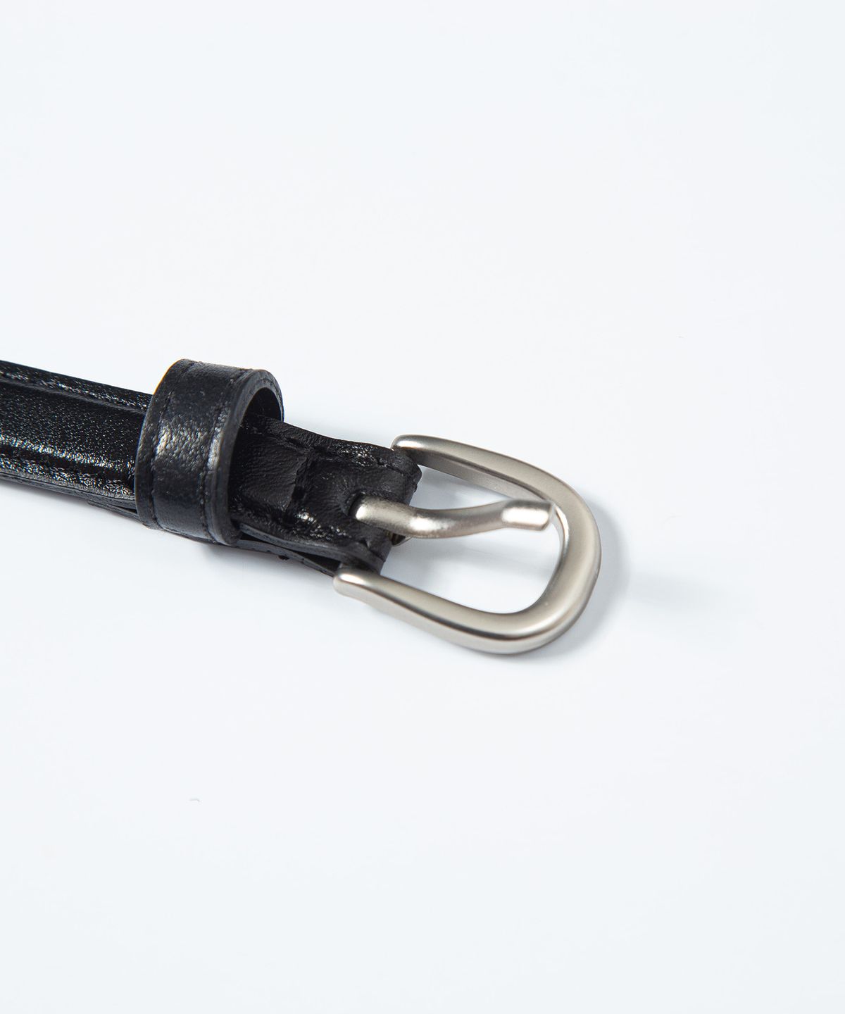 루시르주(LUCIR ZU) 15mm Cow Leather Belt (Black)
