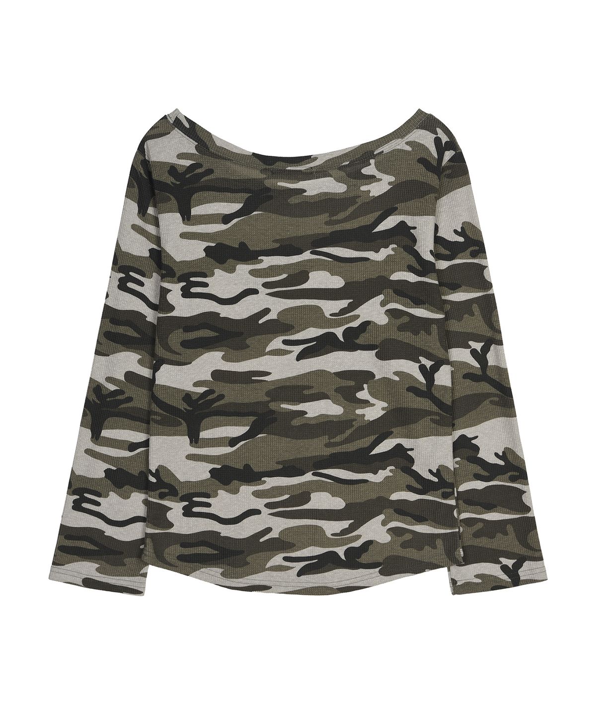 닉앤니콜(NICK&NICOLE) CAMO OFF SHOULDER TOP_BEIGE