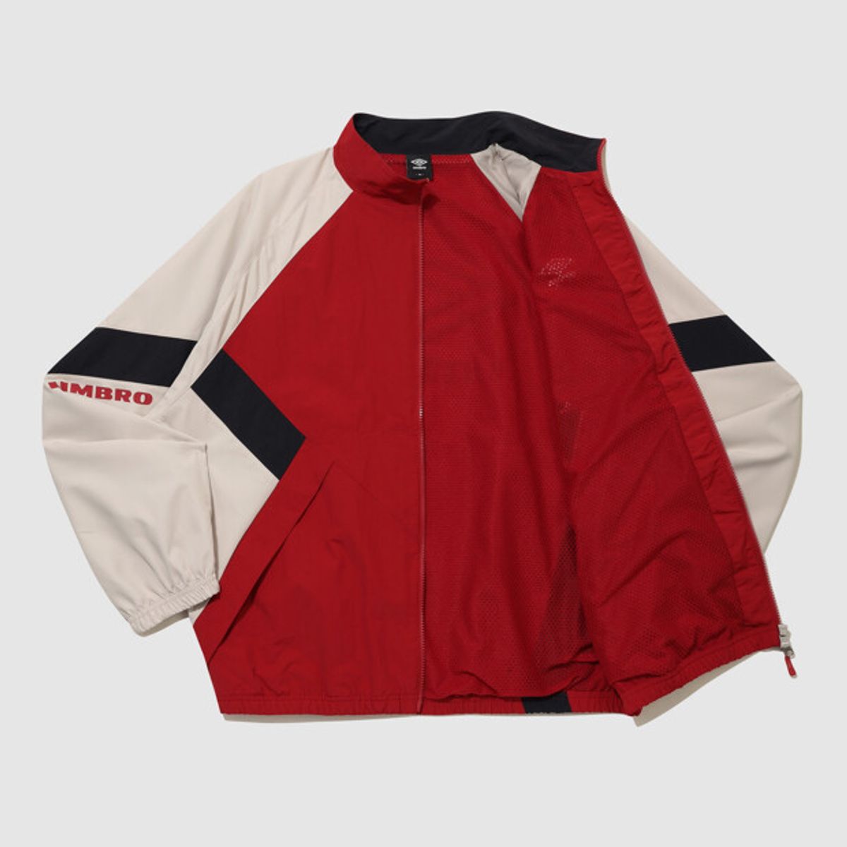 엄브로(UMBRO) 팝러쉬 스탠넥 바람막이 자켓 레드 UR324CJK96