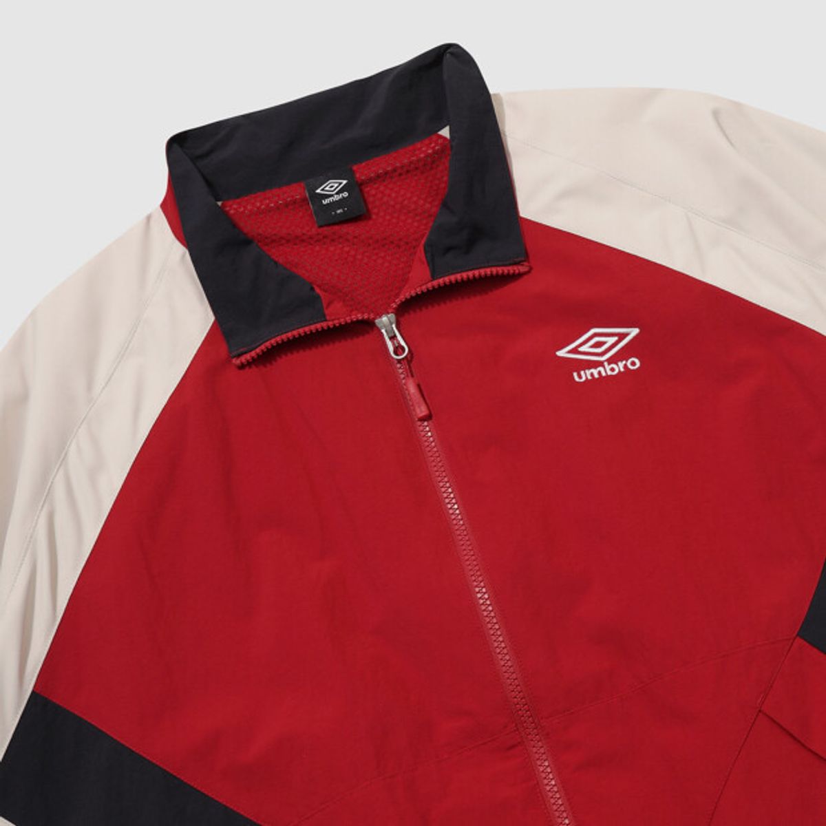 엄브로(UMBRO) 팝러쉬 스탠넥 바람막이 자켓 레드 UR324CJK96