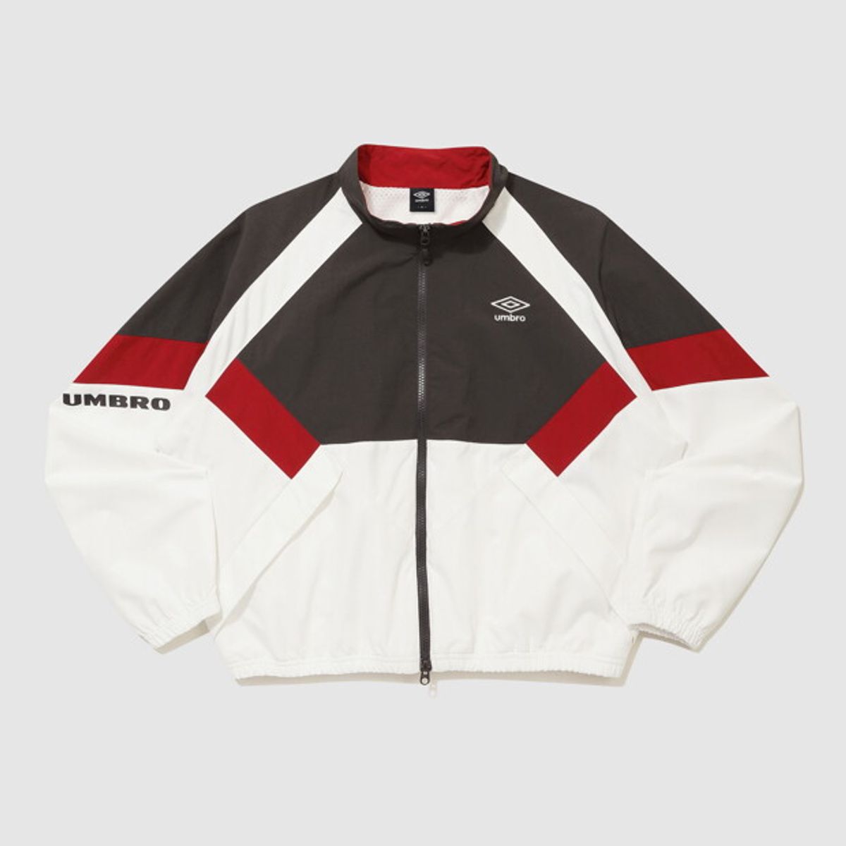 엄브로(UMBRO) 팝러쉬 스탠넥 바람막이 자켓 챠콜 UR324CJK96
