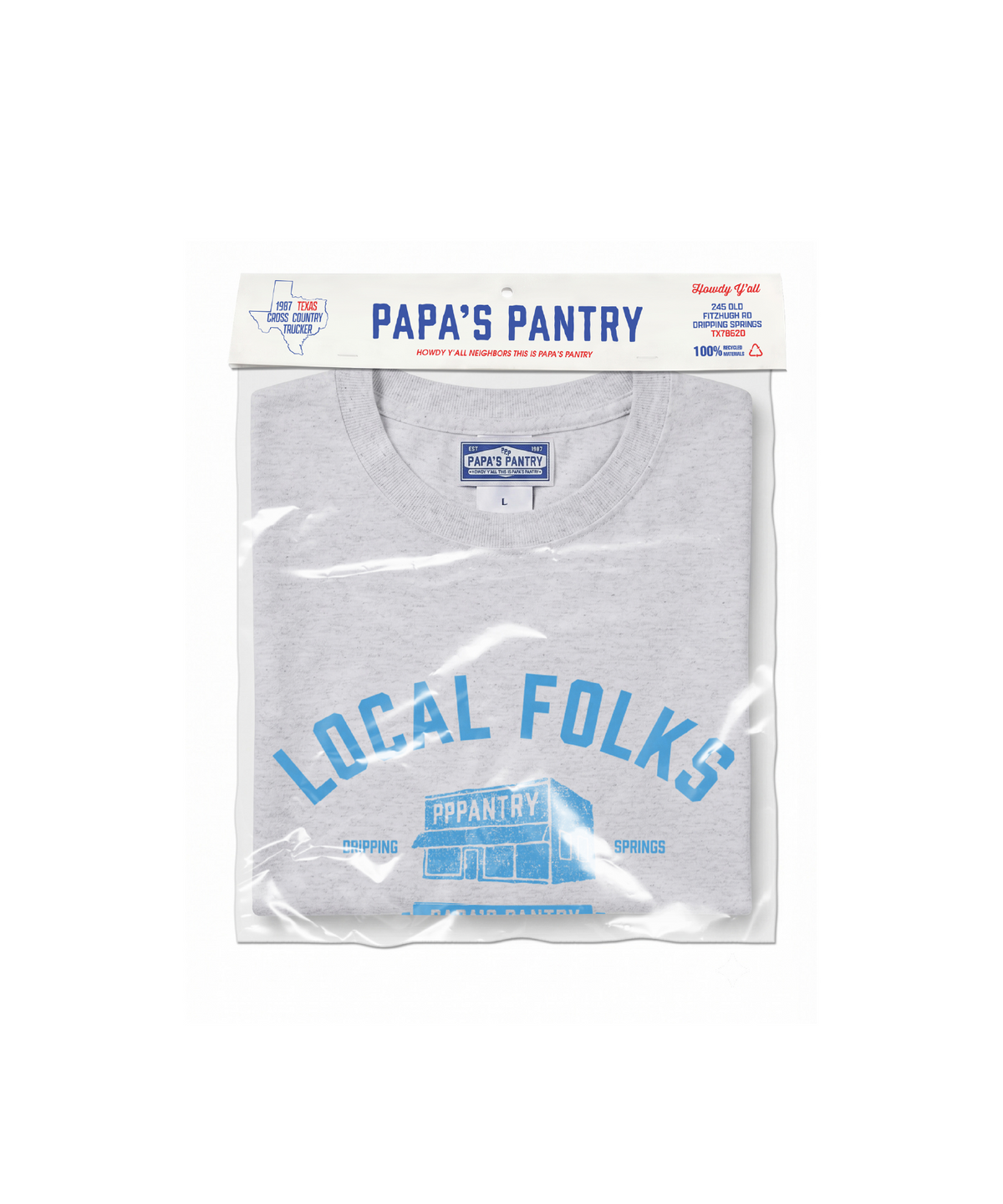 파파스팬트리(PAPA'S PANTRY) LFDS Tee_ASH GREY