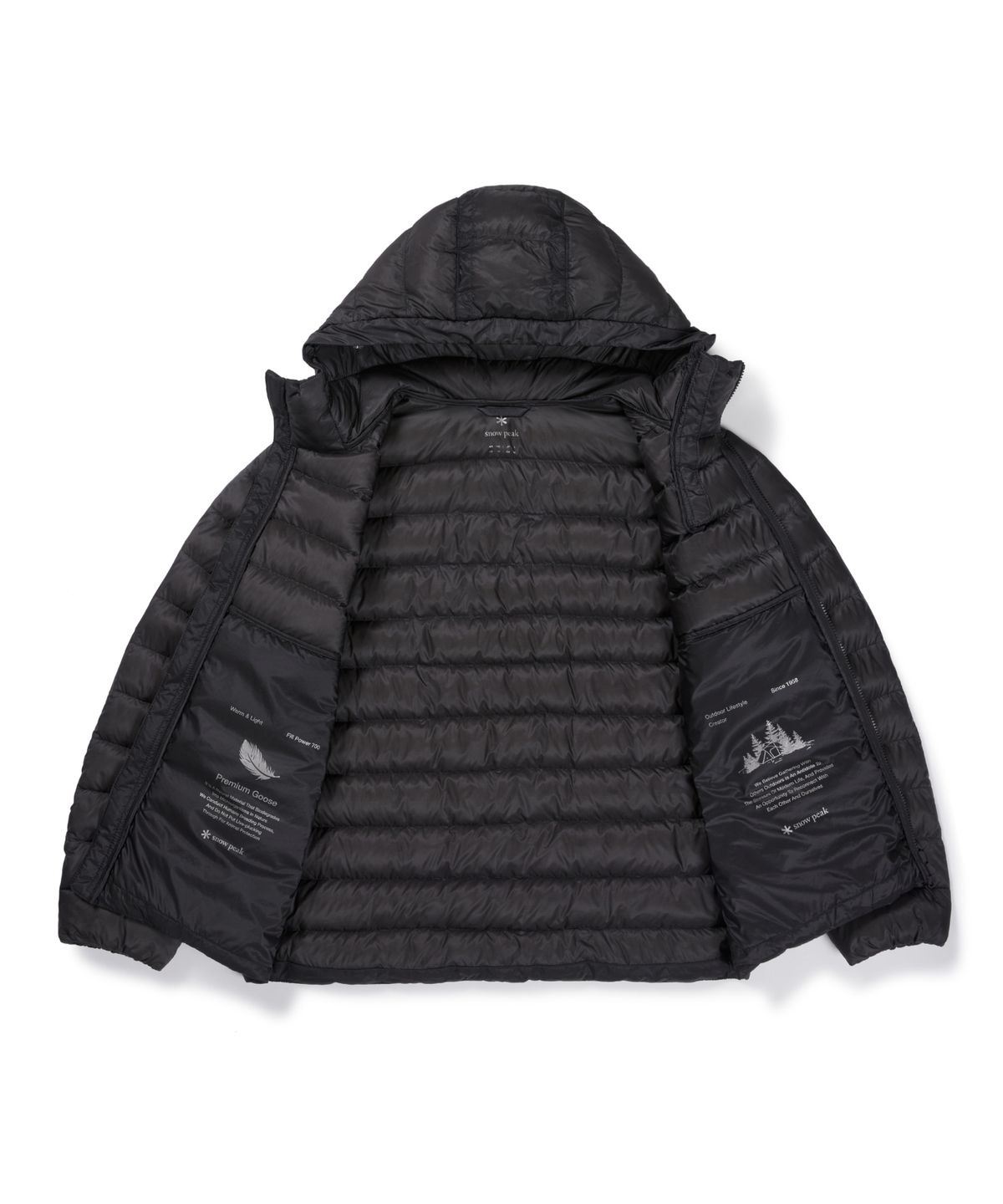 스노우피크 어패럴(SNOWPEAK APPAREL) 에어클라우드 10D 경량 구스 다운 자켓 (S26WMTDJ70) Charcoal