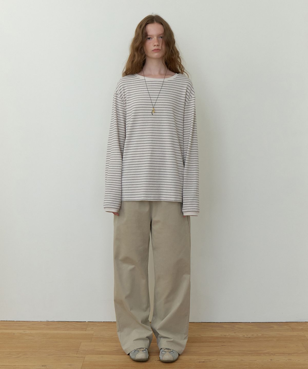 더미튼(THEMITTEN) Cott banding pants (sand)
