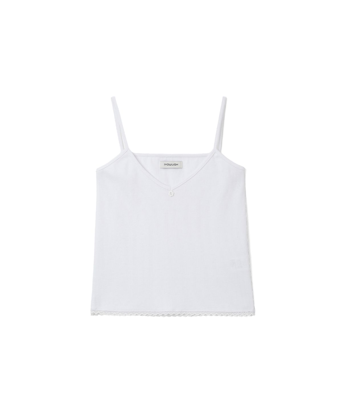 이요우아(IYOWUAH) Flower Point Sleeveless, White