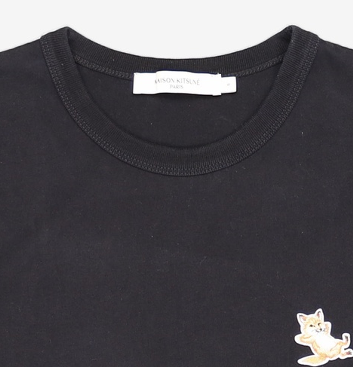 메종 키츠네(MAISON KITSUNE) 칠랙스 폭스 반팔 티셔츠 GU00154KJ0010 P480 NAVY S