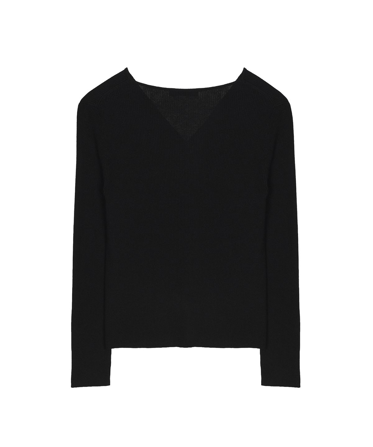 닉앤니콜(NICK&NICOLE) OPEN COLLAR KNIT CARDIGAN_BLACK