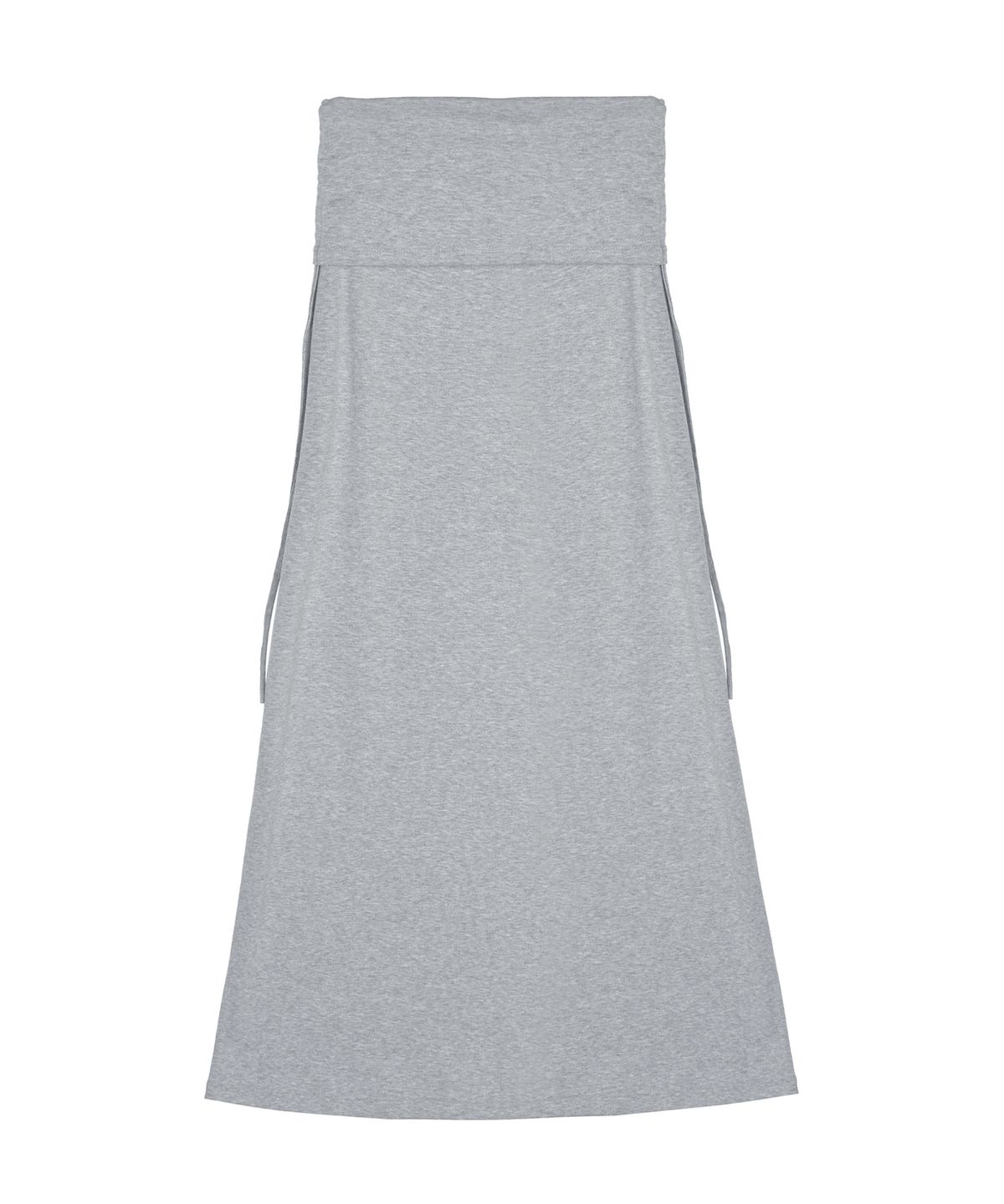 닉앤니콜(NICK&NICOLE) FOLD OVER LONG SKIRT_GRAY
