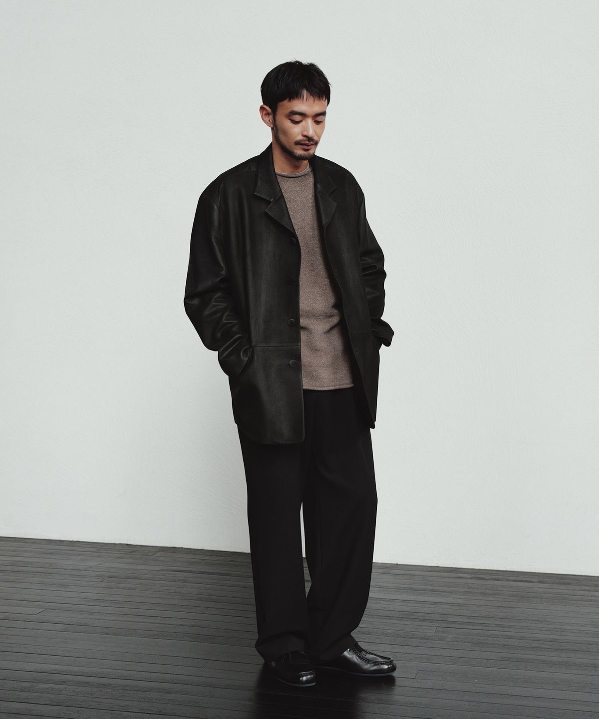 블랭크룸(BLANKROOM) 벨로르 팬츠_BLACK