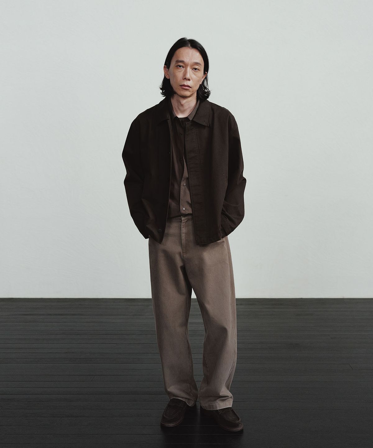 블랭크룸(BLANKROOM) 도버 페이드 자켓_BURNT BROWN