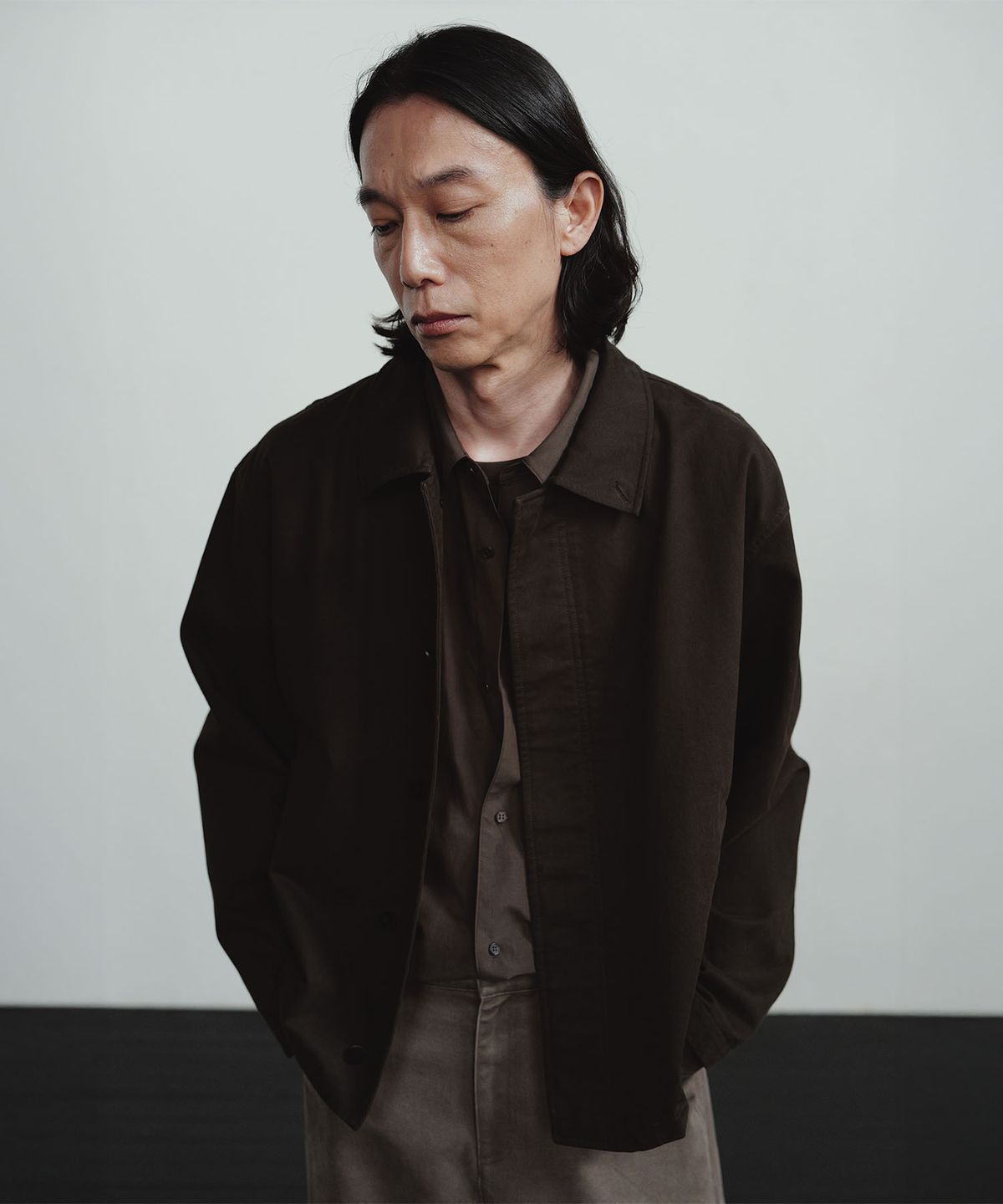 블랭크룸(BLANKROOM) 도버 페이드 자켓_BURNT BROWN