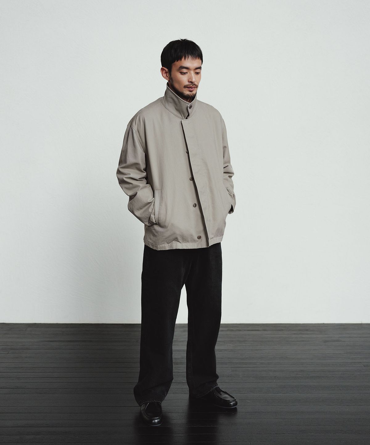 블랭크룸(BLANKROOM) 도버 페이드 자켓_OYSTER BEIGE