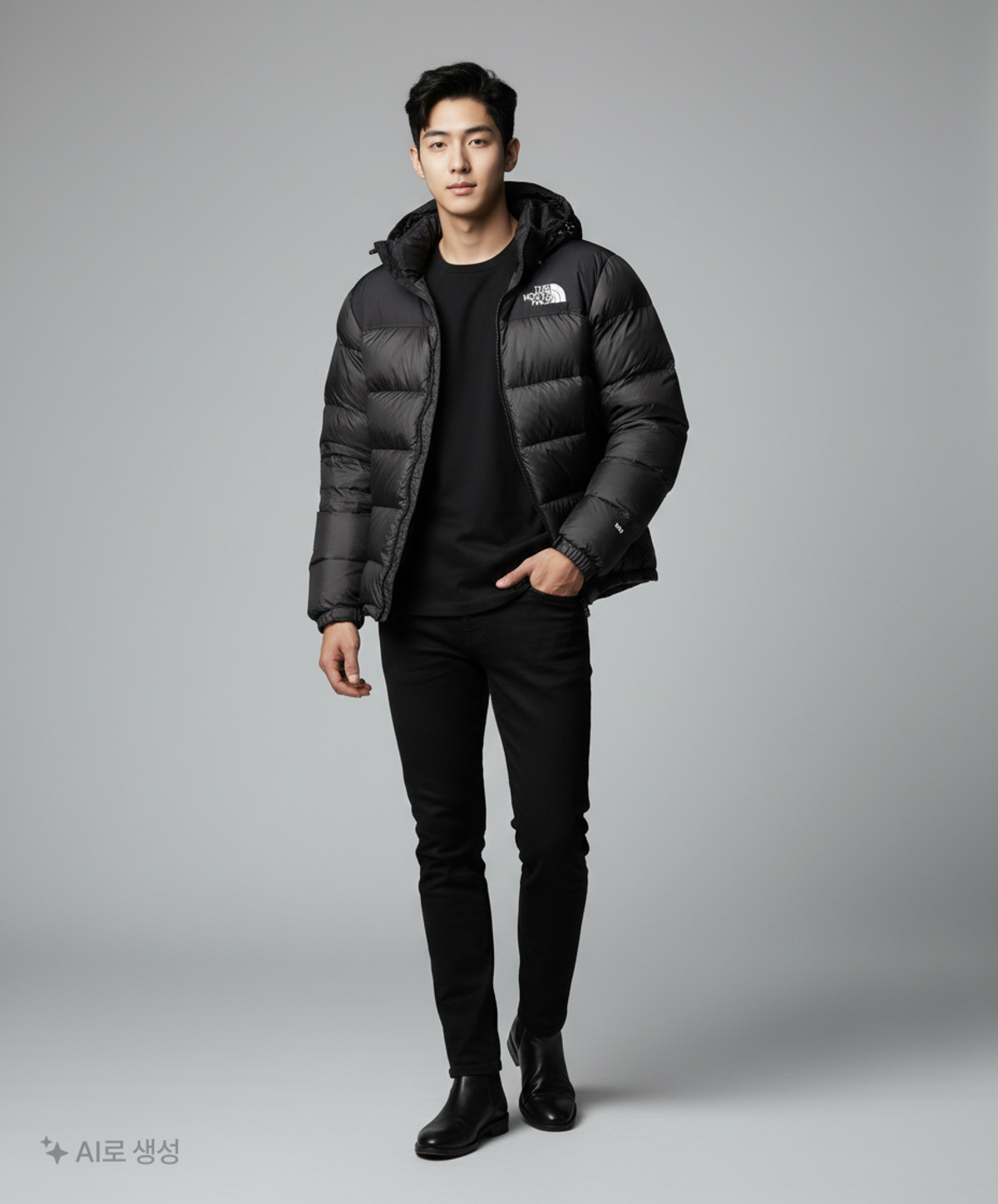 노스페이스(THE NORTH FACE) 숏 패딩/숏 헤비 아우터 L