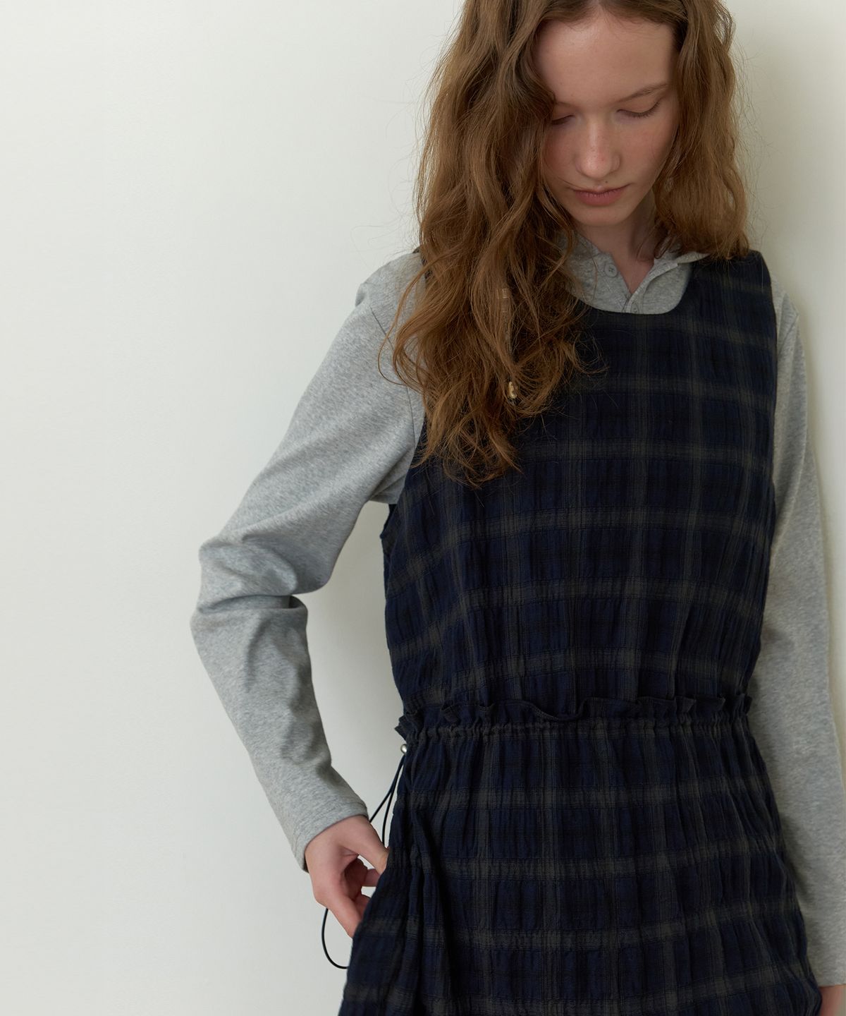 더미튼(THEMITTEN) Pasture check one-piece (kh/ny)