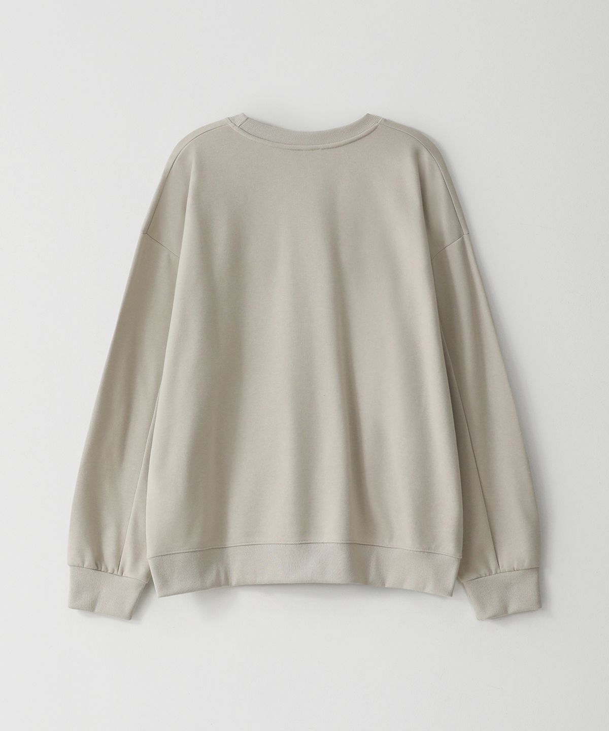 퍼프퍼프뎁트(PUFF PUFF DEPT) BEARMONSTER 스웨트셔츠 GREYISH BEIGE