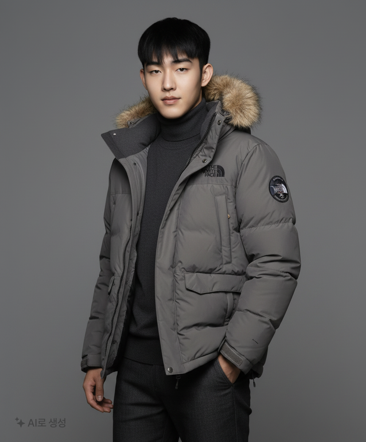 노스페이스(THE NORTH FACE) 하프 패딩/하프 헤비 아우터 95