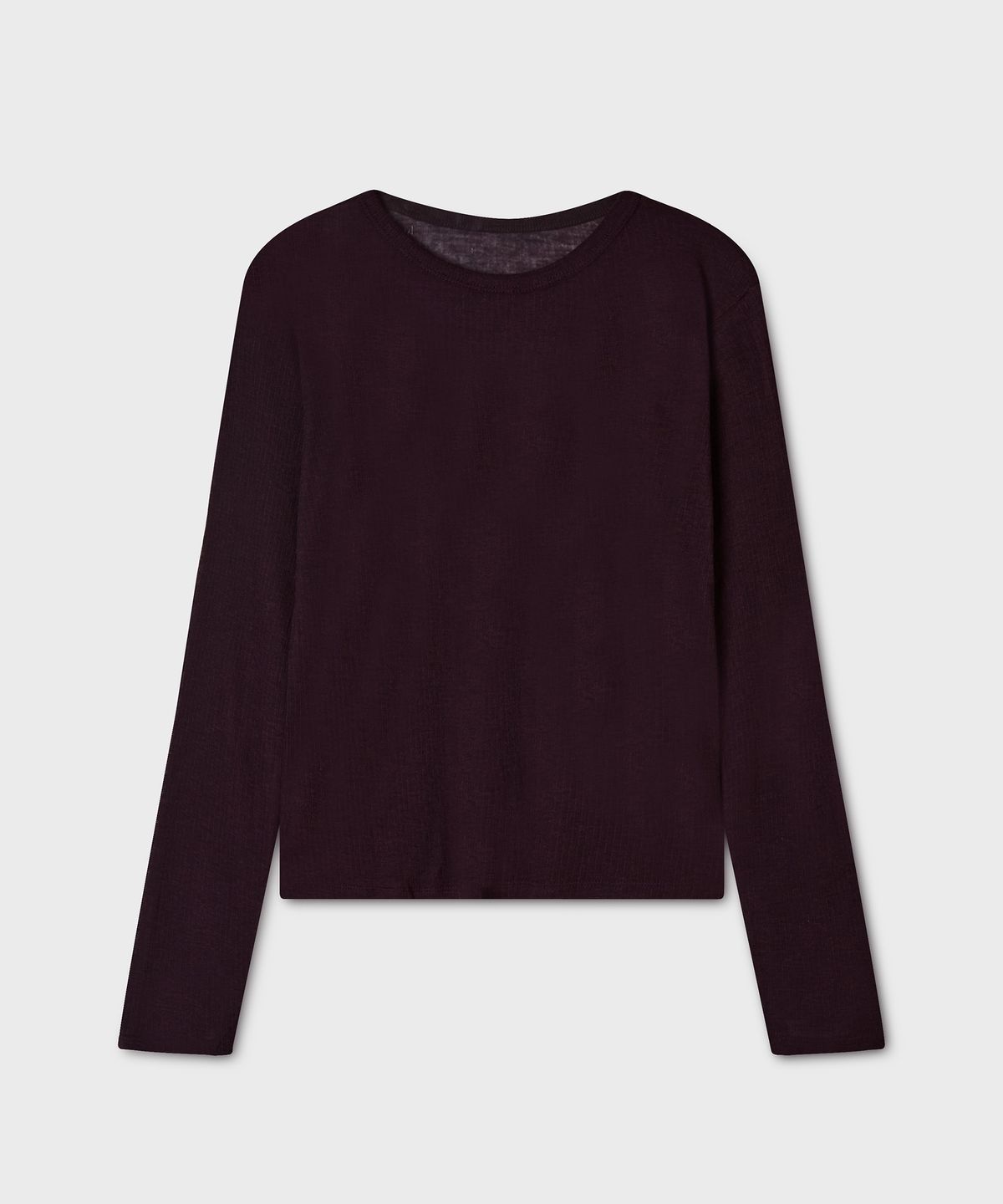 후아유(WHO.A.U) Tencel Wool Ribbed T-shirt(F) / WHLAG4998F