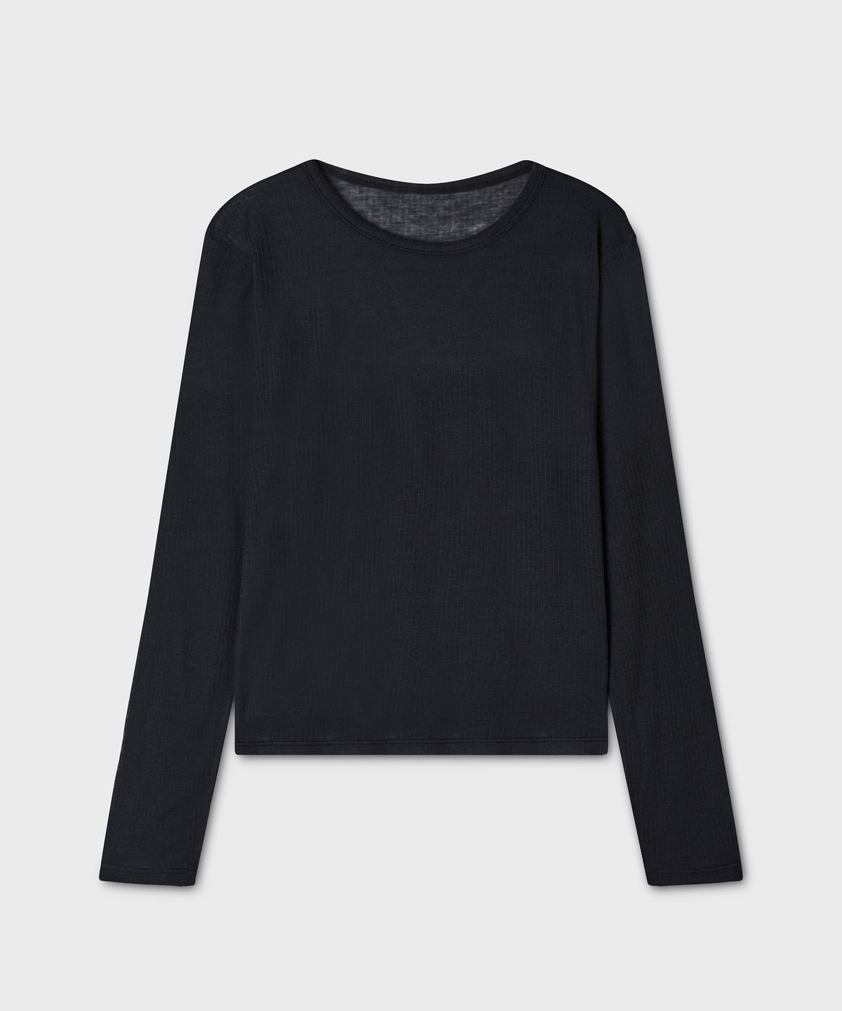 후아유(WHO.A.U) Tencel Wool Ribbed T-shirt(F) / WHLAG4998F