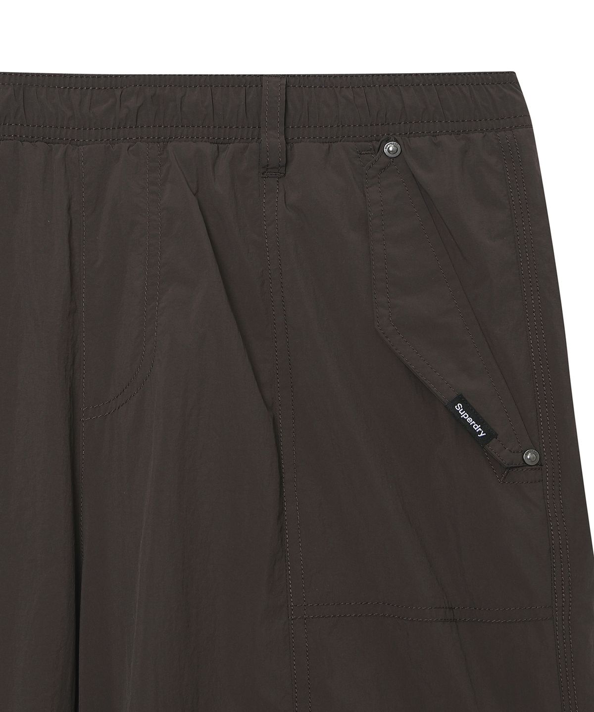 슈퍼드라이(SUPERDRY) 파라웜 팬츠 브라운 SDULWDQ04BRW