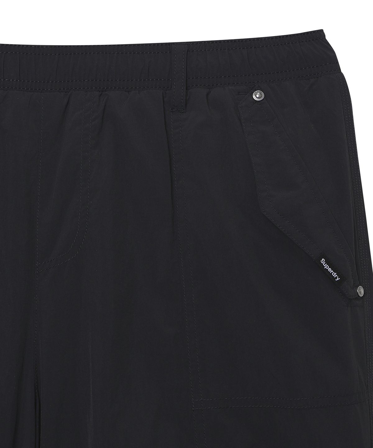 슈퍼드라이(SUPERDRY) 파라웜 팬츠 블랙 SDULWDQ04BLK