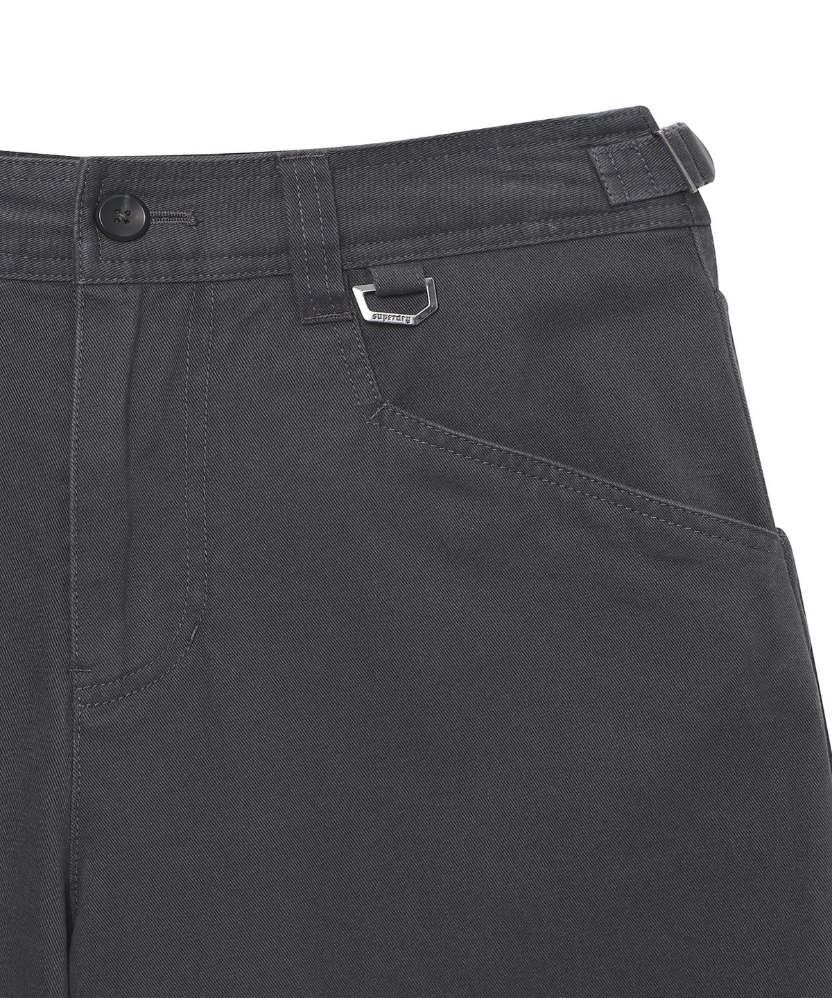 슈퍼드라이(SUPERDRY) 커브웜 카고 팬츠 차콜 SDULWDQ02CHL