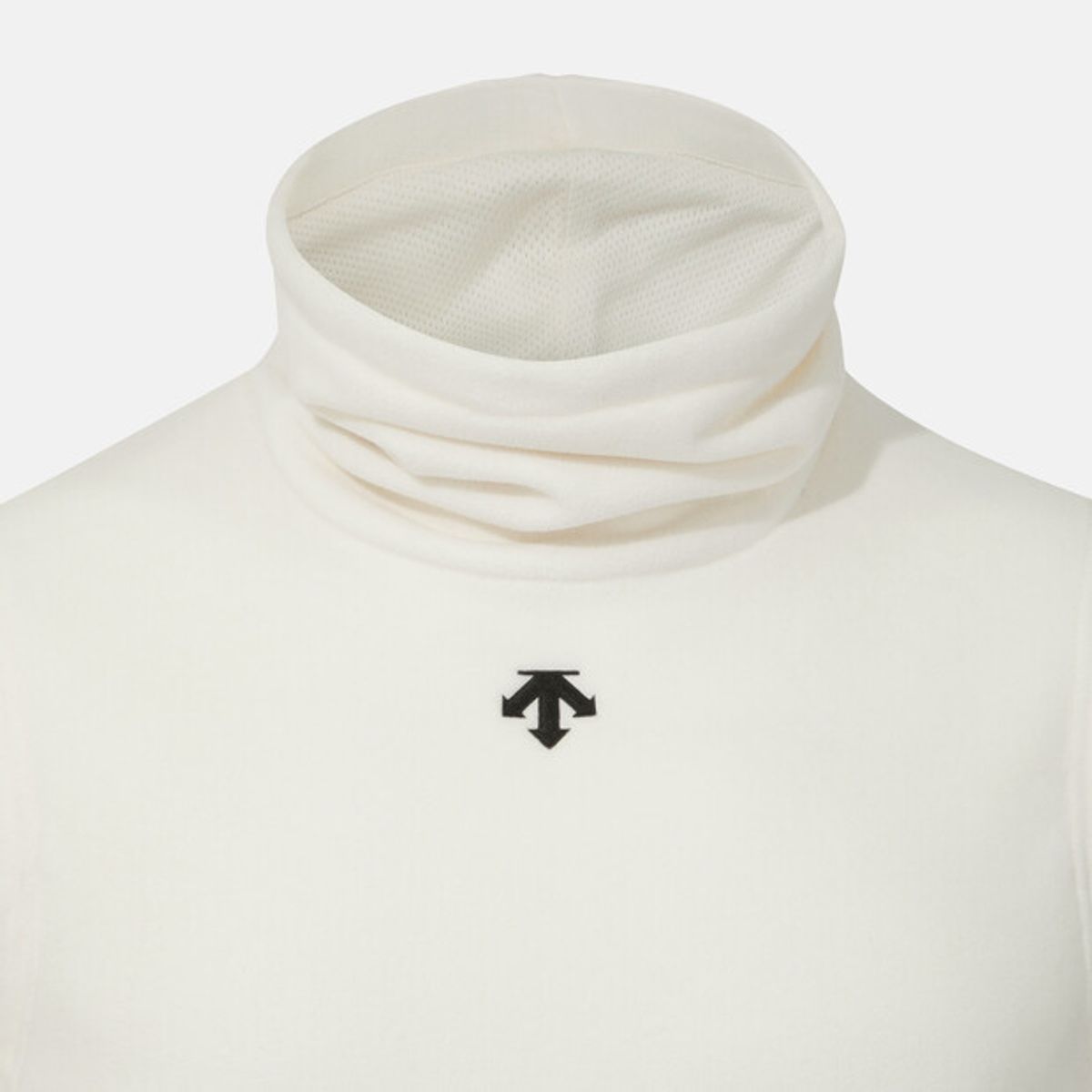 데상트(DESCENTE) 스위스 스키 본딩 플리스 이너 베스트 아이보리 SR423SVEO3