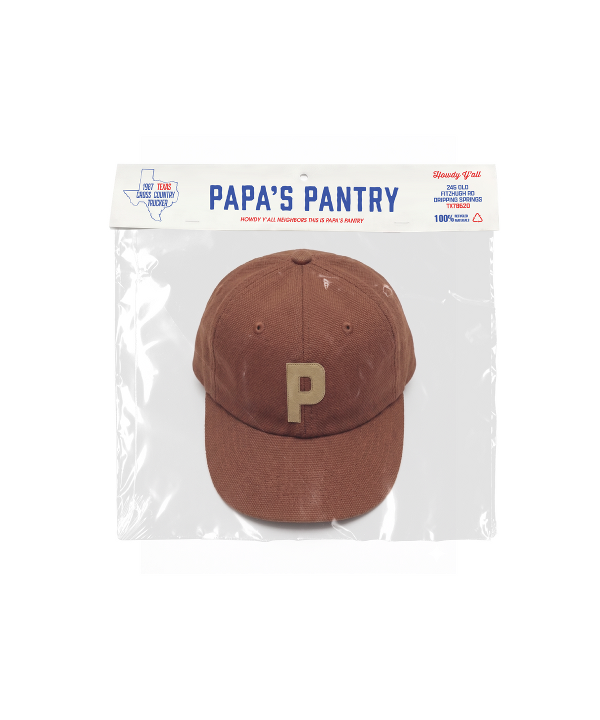파파스팬트리(PAPA'S PANTRY) P 6Panel Cap_CAMEL
