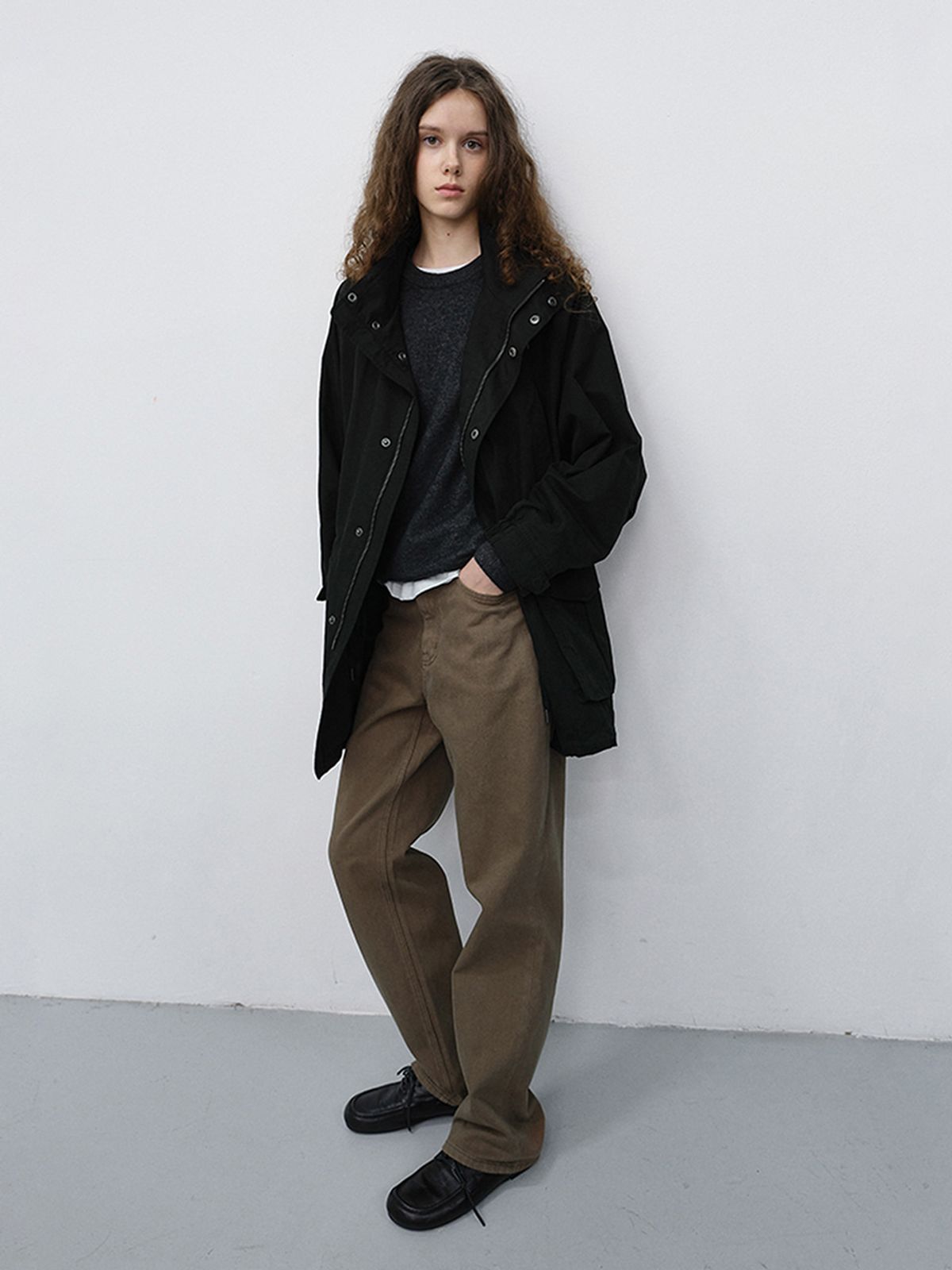 던스트(DUNST) UNISEX MODERN FIELD JACKET_UDJU6C109_BLACK