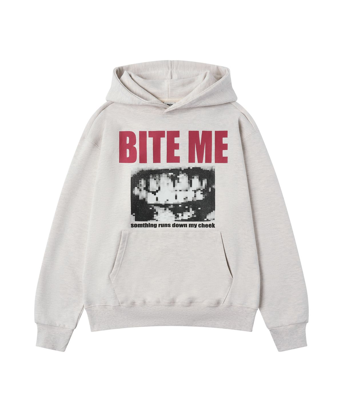 아모우(AMOU) [1000g 고중량] BITE ME Hoodie OATMEAL