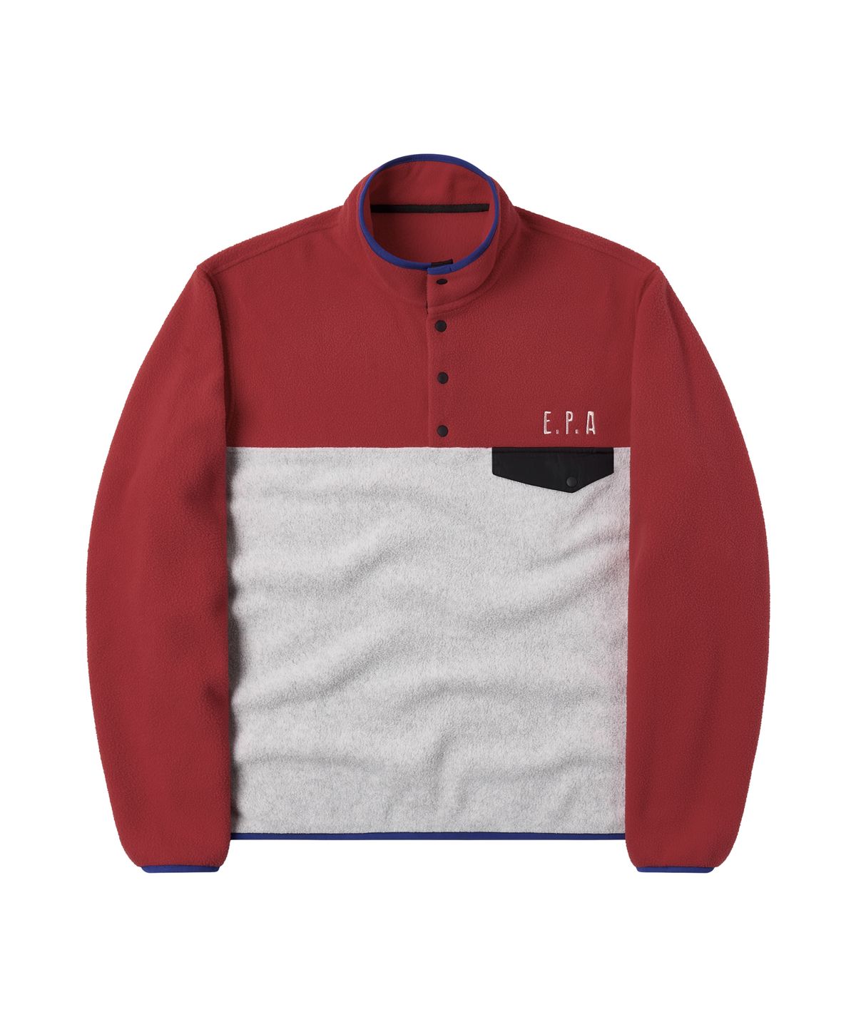 아모우(AMOU) AMOU Polar Fleece Anorak RED