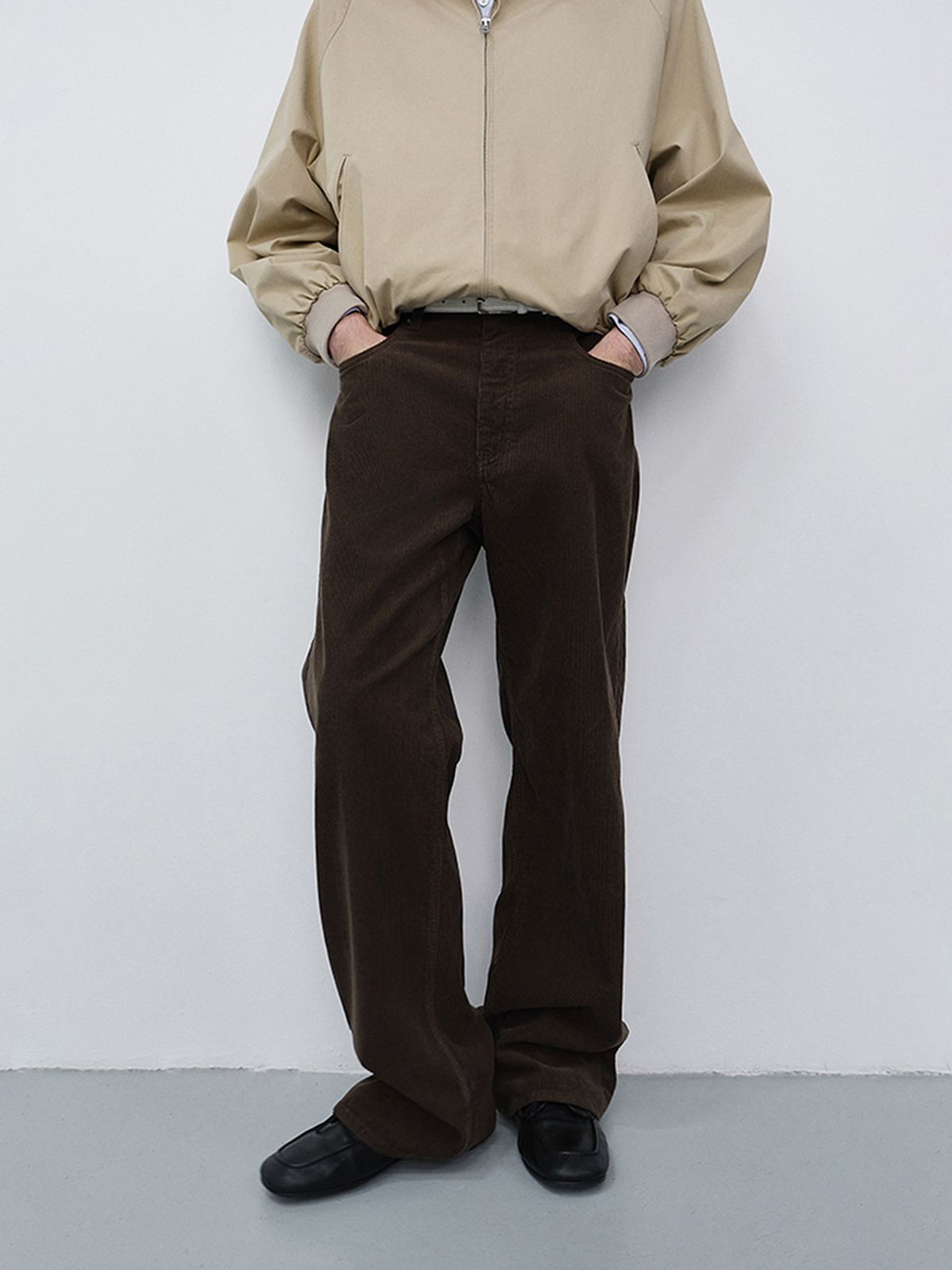 던스트 포 맨(DUNST FOR MEN) 90S WIDE CORDUROY JEANS_UDPA6C308_BROWN