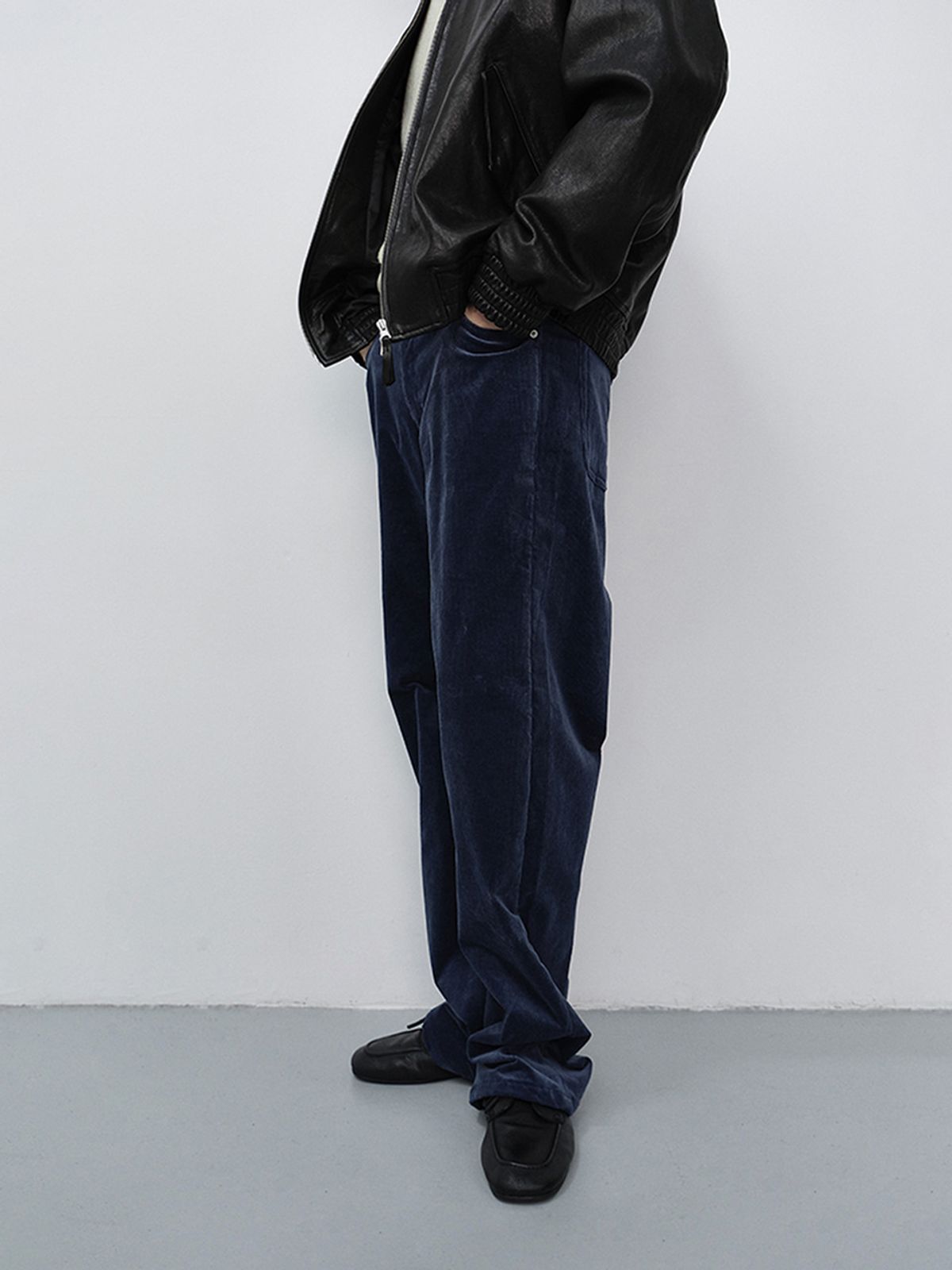 던스트 포 맨(DUNST FOR MEN) 90S WIDE CORDUROY JEANS_UDPA6C308_WASHED BLUE