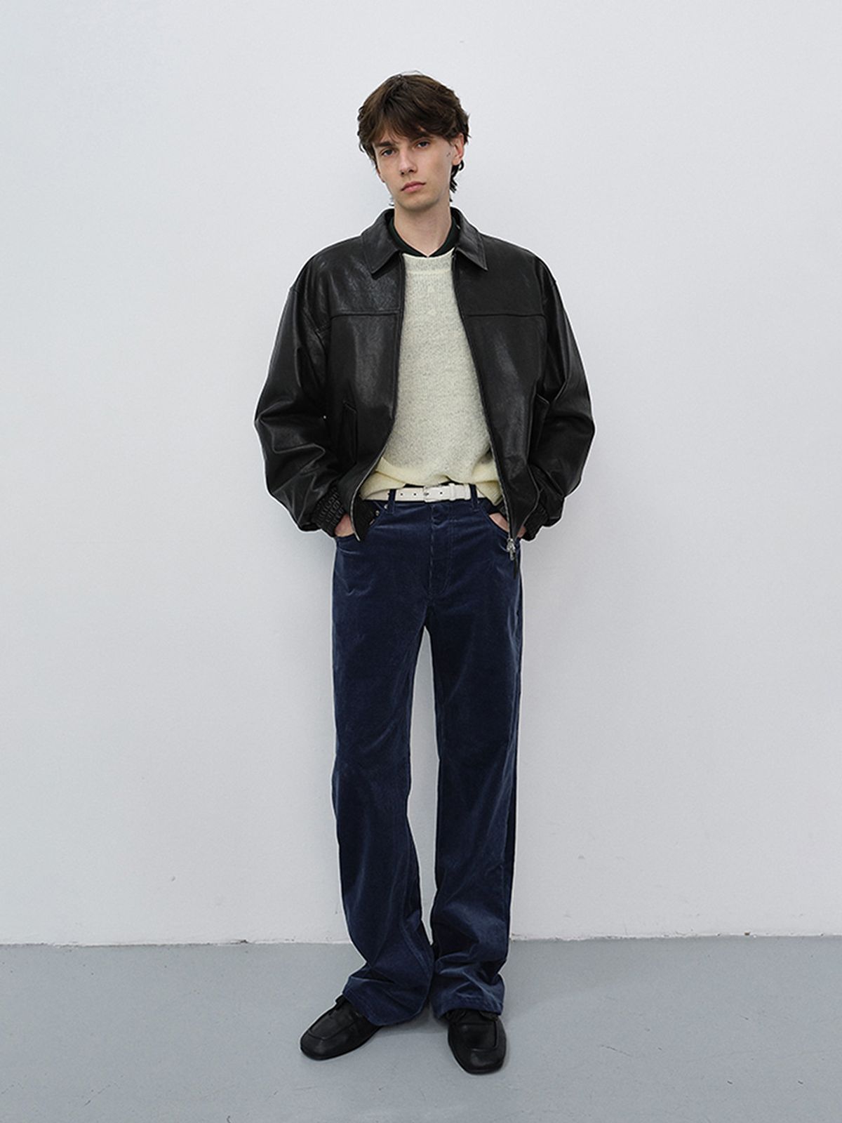 던스트 포 맨(DUNST FOR MEN) UNISEX HAIRLY SWEATER_UDSW6C113_LEMON BUTTER