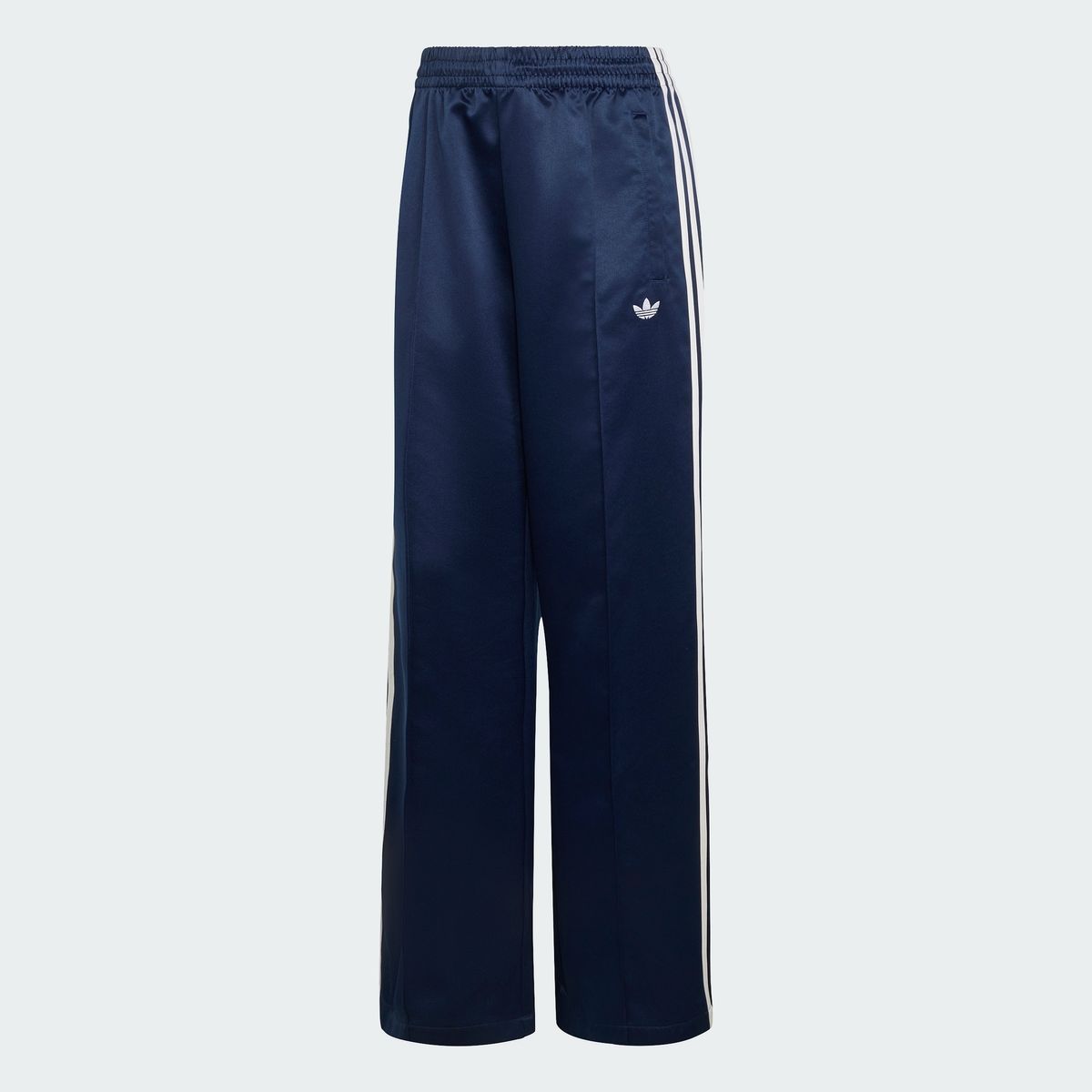 아디다스(ADIDAS) 새틴 SST 루즈 트랙 팬츠 - 나이트인디고:화이트 / KS7339