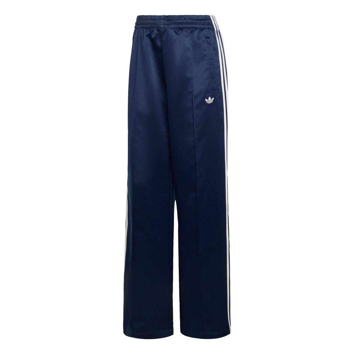 아디다스(ADIDAS) 새틴 SST 루즈 트랙 팬츠 - 나이트인디고:화이트 / KS7339