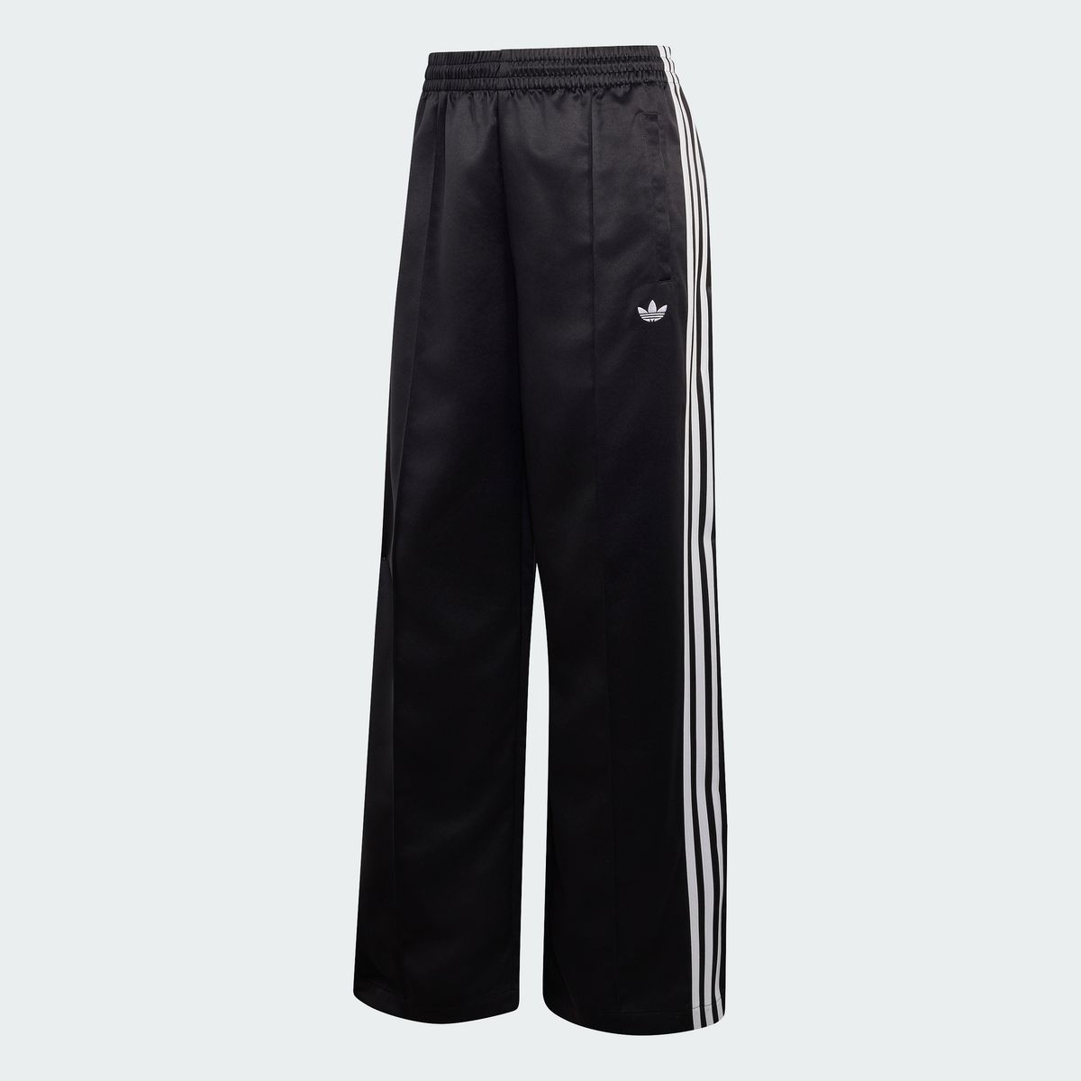 아디다스(ADIDAS) 새틴 SST 루즈 트랙 팬츠 - 블랙:화이트 / KS9372
