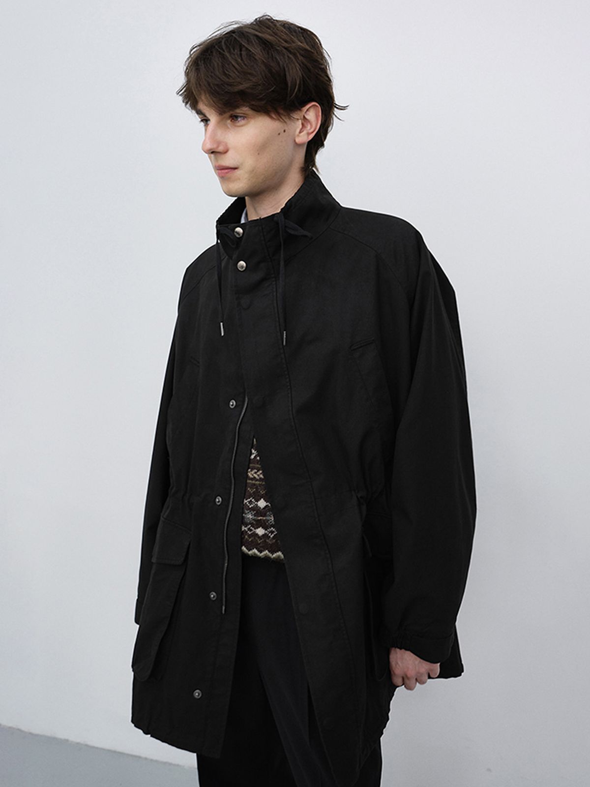 던스트 포 맨(DUNST FOR MEN) UNISEX MODERN FIELD JACKET_UDJU6C109_BLACK