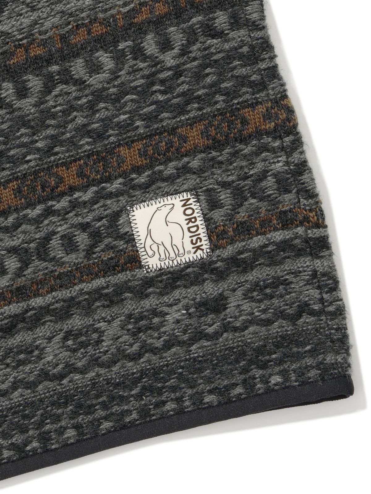 노르디스크(NORDISK) 버튼넥 자가드 스웨터 - M_MELANGE DARK GREY OMW26K05ZJ