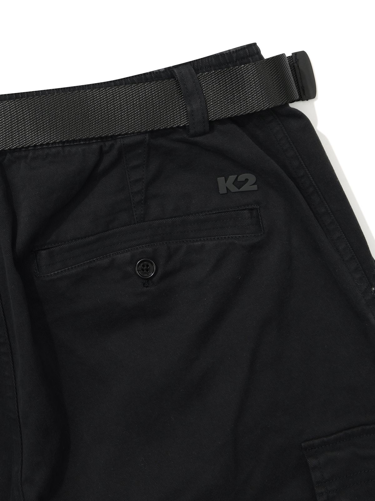 케이투(K2) FOR:REST 가먼트다잉 카고 팬츠_Black_KMU26351Z1