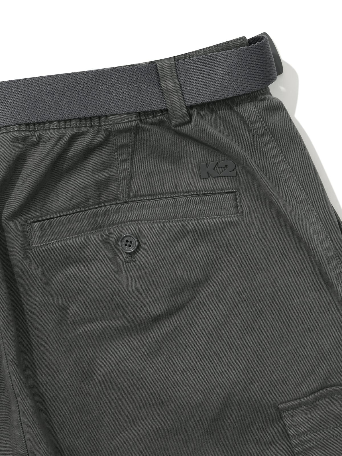 케이투(K2) FOR:REST 가먼트다잉 카고 팬츠_WARM GREY_KMU263512L