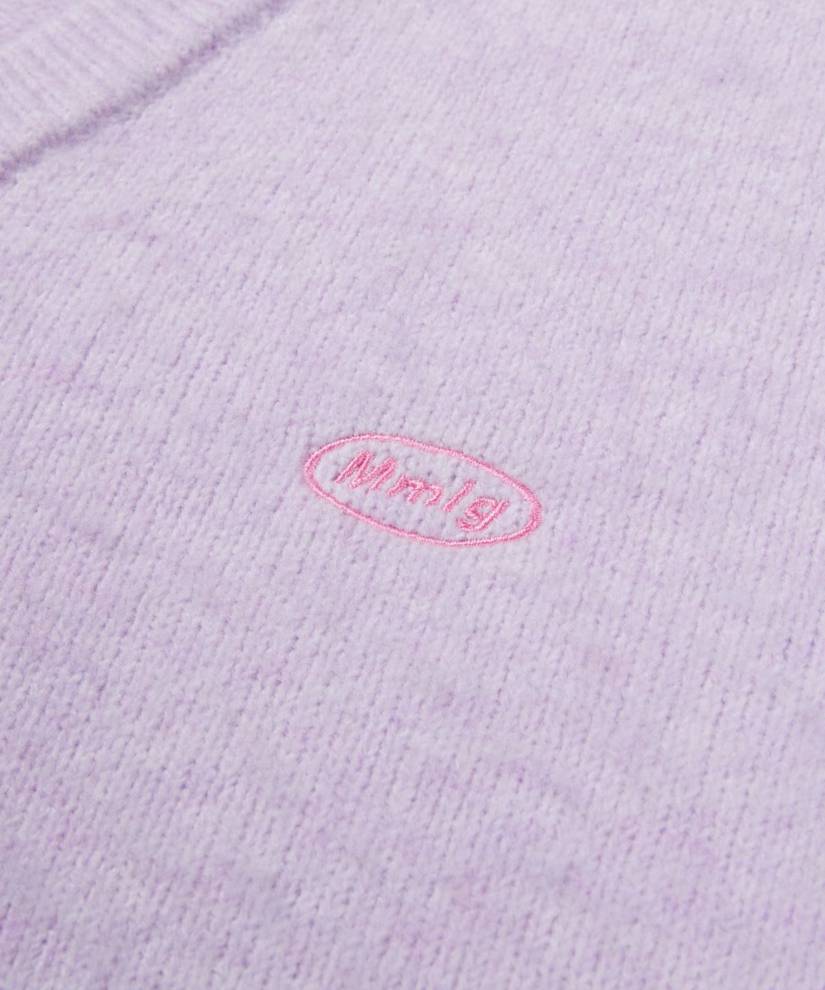 엠엠엘지(MMLG) SUNDAY V-NECK KNIT (LAVENDER)