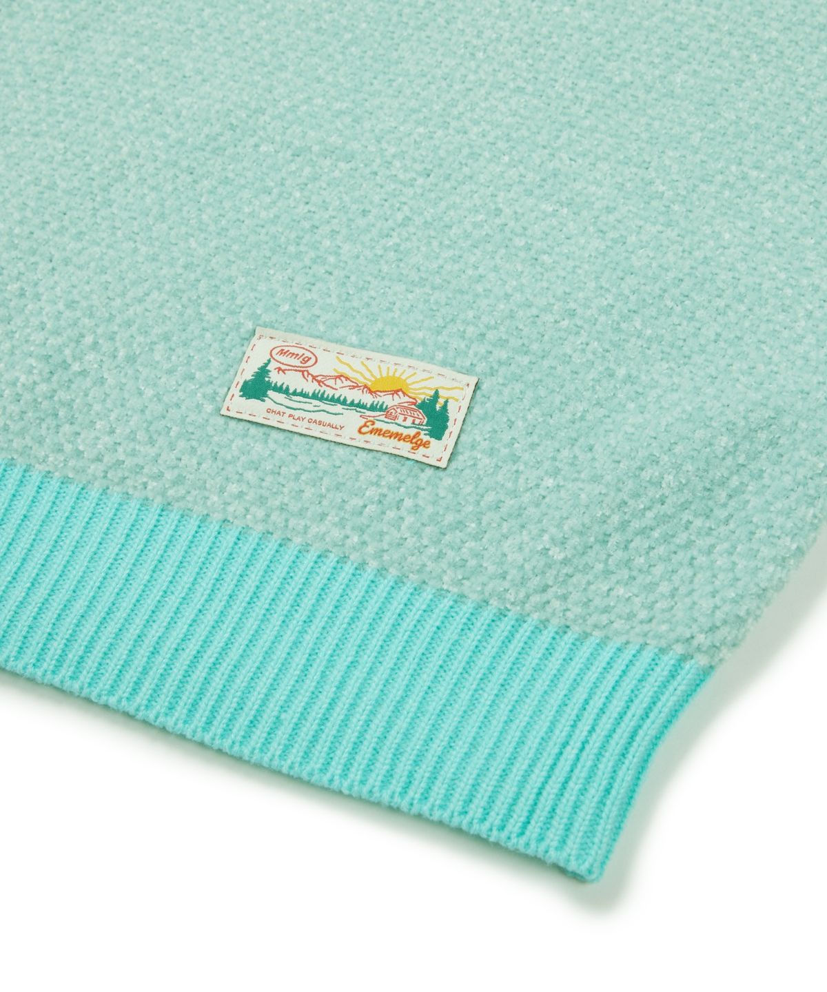 엠엠엘지(MMLG) HALO COLLAR KNIT (GREEN)
