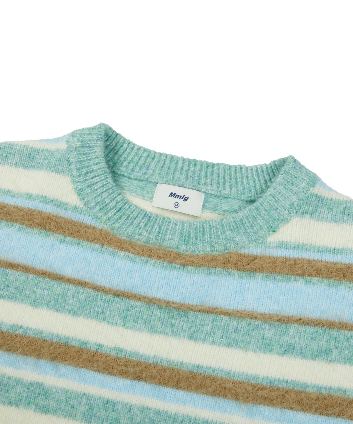 엠엠엘지(MMLG) PALETTE STRIPE KNIT (GREEN)