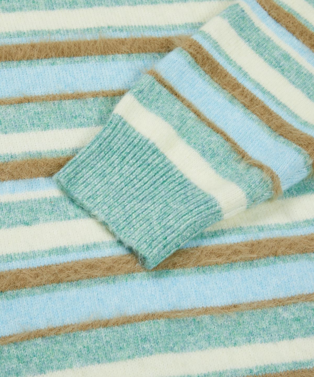 엠엠엘지(MMLG) PALETTE STRIPE KNIT (GREEN)