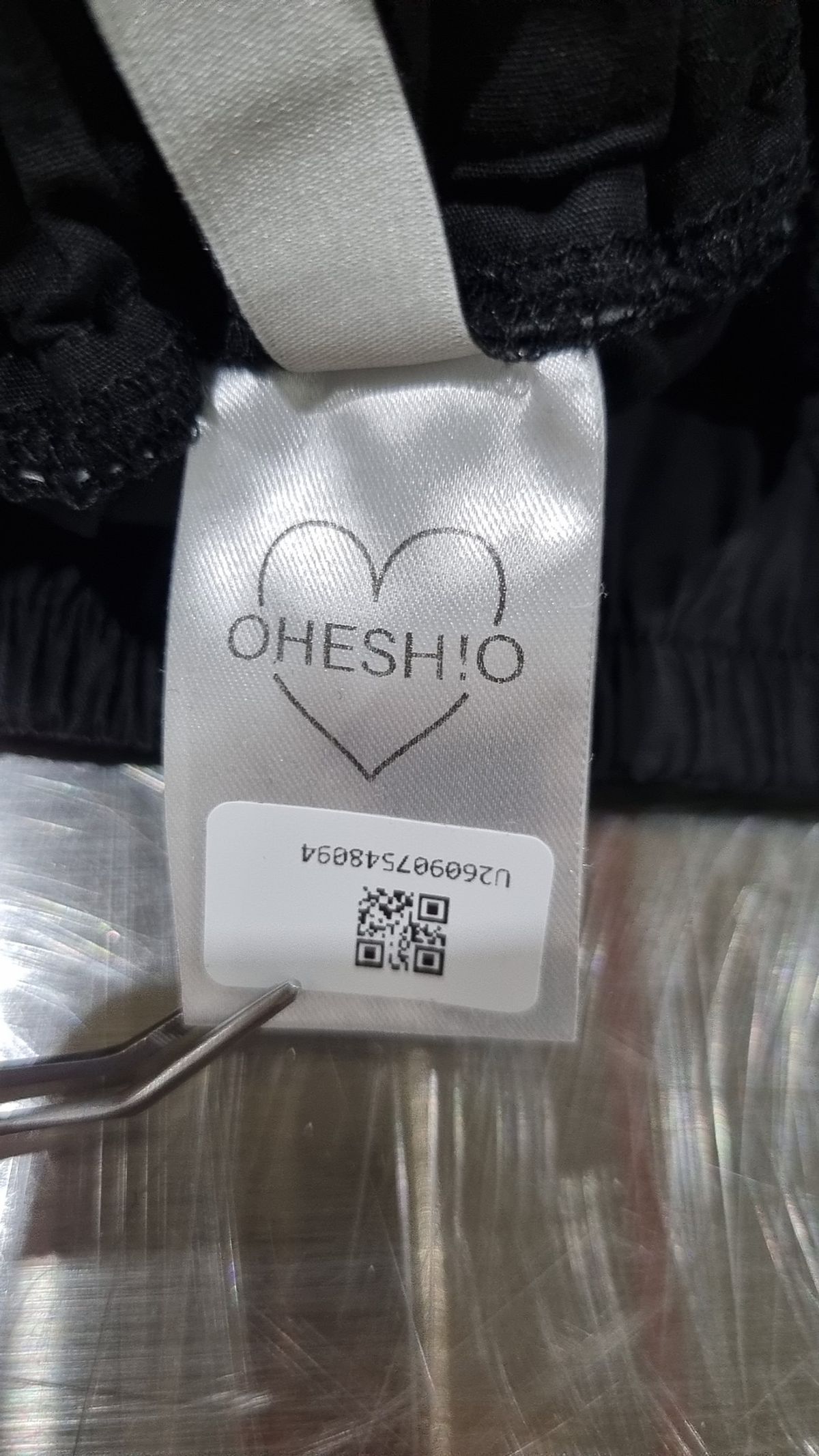 오헤시오(OHESHIO) CANCAN COLORED SKIRT, BLACK CHECK FREE