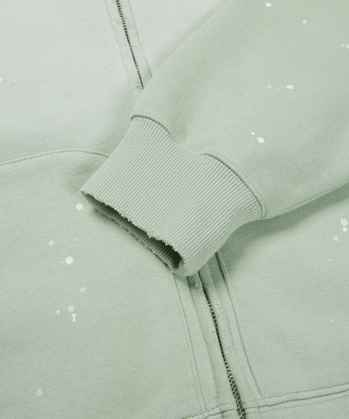 엠엠엘지(MMLG) DYED WORKSHOP HOOD ZIPUP (GREEN)