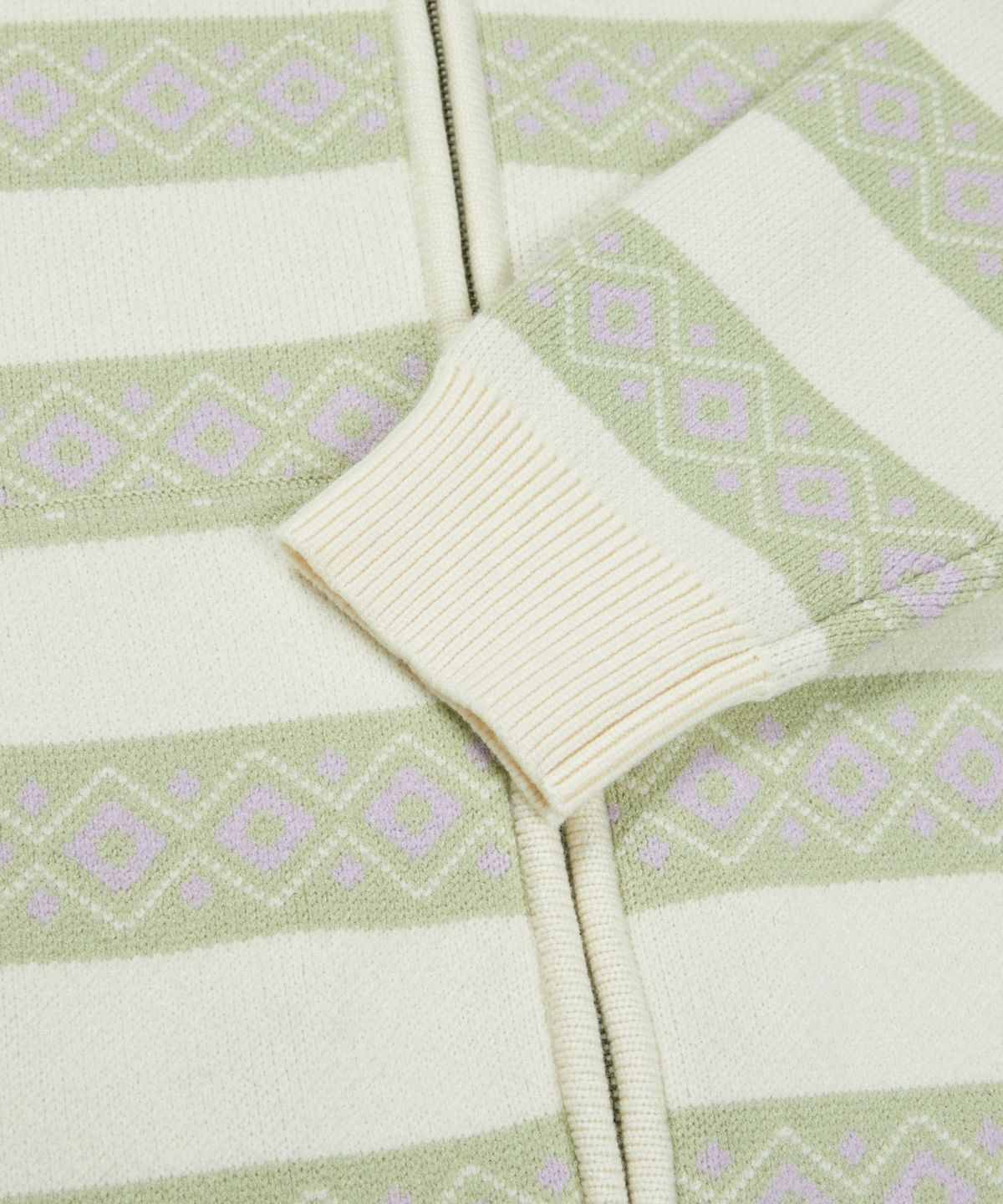 엠엠엘지(MMLG) ALPINE KNIT HOOD ZIPUP (IVORY)